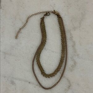 Elegant Gold Chain Choker Necklace
